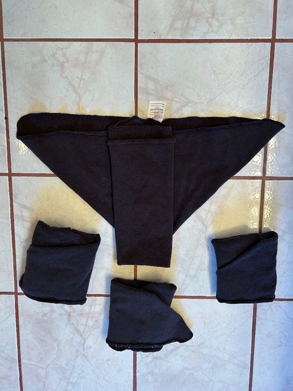 Black Bamboo/Cotton Stretchy Flats